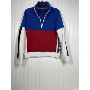 Vintage 90s Y2K Tommy Hilfiger Half Zip Ski USA Pockets small